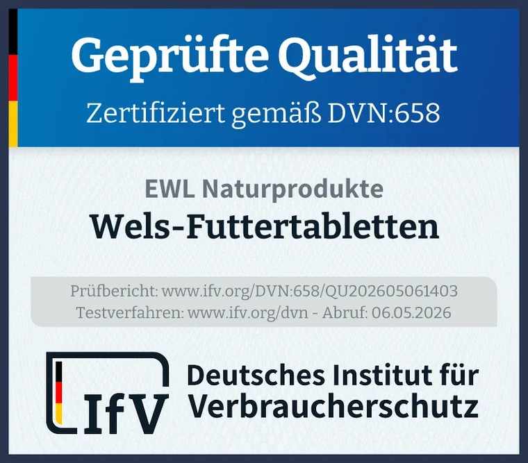 IfV-Prüfsiegel Geprüfte Qualität – Wels Chips, Deutsches Institut für Verbraucherschutz